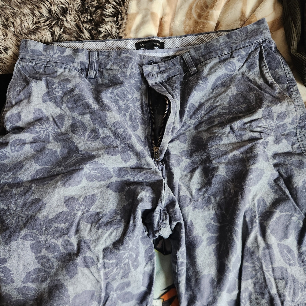 Banana Republic Blue Striped Pants